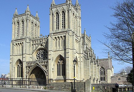West front of Bristol Cathedral
