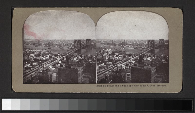 File:Brooklyn Bridge and a bird's-eye view of the city of Brooklyn (NYPL b11708026-G91F173 008F).tiff