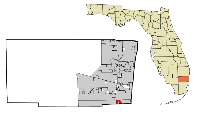 File:Broward County Florida Incorporated and Unincorporated areas Carver Ranches Highlighted.svg