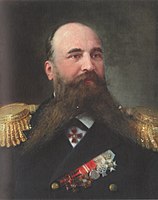 Portret van generaal-majoor Nikolai Lvovich Bubnov, 1907 (TsVMM)