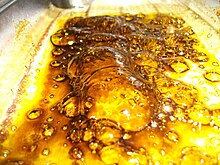 220px Butane honey oil being evaporated