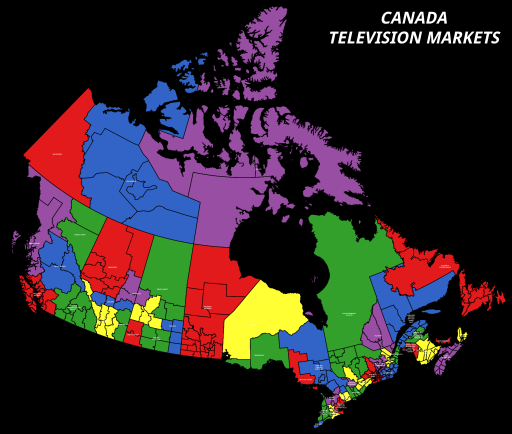 File:Canada TV Markets map.svg