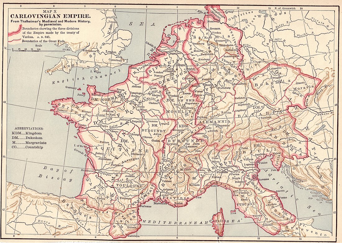 File:Carolingian Empire map 1895.jpg