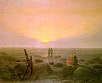 Lever de lune sur la mer, 1821. Musée de l'Ermitage, Saint-Pétersbourg.