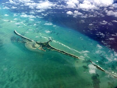 Cat Cays from the air