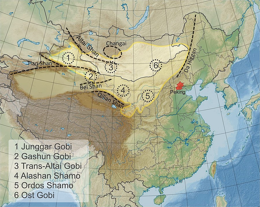 Пустыни евразии на карте. Пустыня Гоби на карте Китая. Пустыня Гоби на карте Монголии. Джунгарская Гоби пустыня на карте.