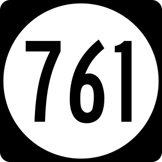 <span class="mw-page-title-main">Virginia State Route 761</span> Secondary route designation