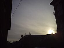 Cirrostratus nebulosus merging into darker altostratus translucidus (V-47) Cirrostratus fibratus.jpg