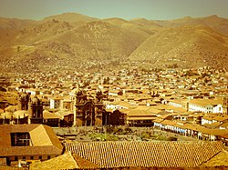 Panorama van Cuzco