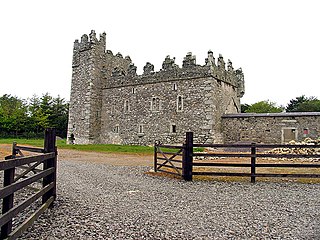 <span class="mw-page-title-main">Coolhull Castle</span> Fortified house in County Wexford, Ireland