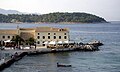 A restaurant on a pier, Corfu, Greece