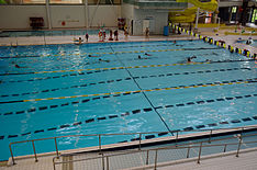 Cornell's 8 lane swimming pool CornellCommunityCentreSwimmingPool.jpg