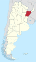 Corriente'oj en Argentino (+Falkland elkoviĝis).
svg