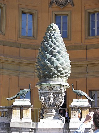 <span class="mw-page-title-main">Fontana della Pigna</span> Ancient Roman sculpture