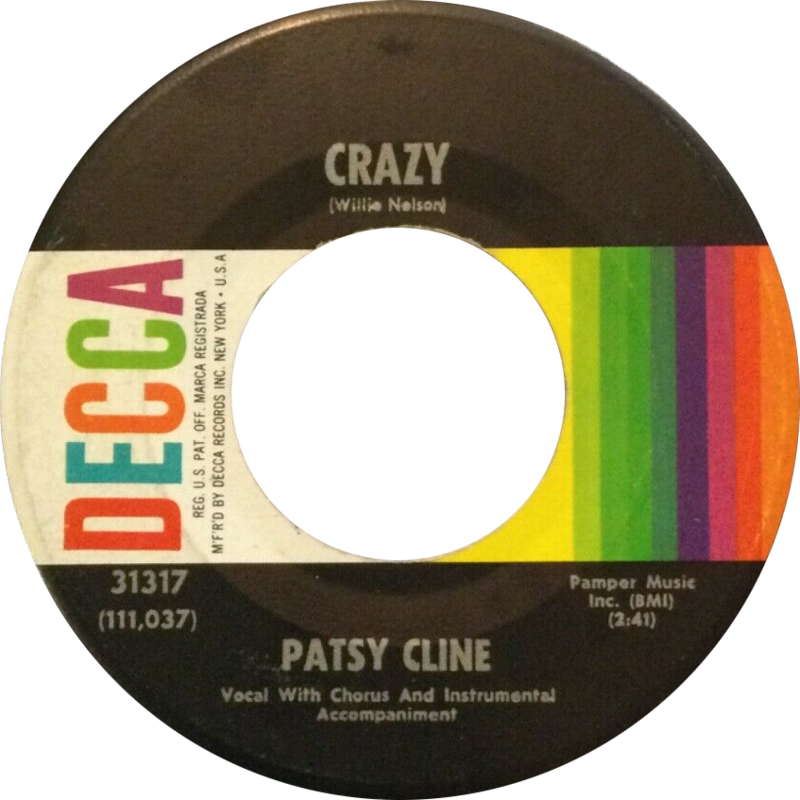 Patsy Cline - Crazy (Lyrics) 