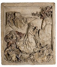 Christ in the Garden of Gethsemane, bas-relief by Veit Stoss, ca. 1485