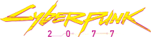 Cyberpunk 2077 logo yellow-purple.svg
