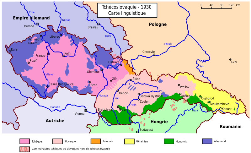 File:Czechoslovakia 1930 linguistic map - fr.svg