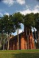 English: Holy Trinity church in Dźwierzuty. Polski: Kościół św. Trójcy we wsi Dźwierzuty.