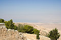 A view of the Dead Sea from Mt. Nebo