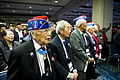 Veterans from the 442nd Regimental Combat Team attend the World War II Nisei Veterans Program National Veterans Network tribute.
