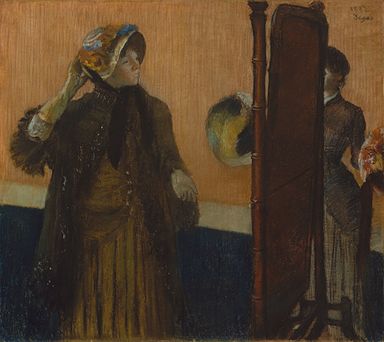 Degas At the milliners