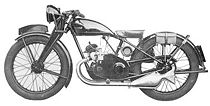 Dit 148cc-model uit 1933 was een van de laatste motorfietsen die bij Diamond werden geproduceerd