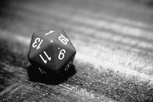 Dice in B&W