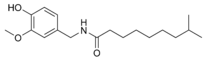 Hemijska struktura of dihydrocapsaicin