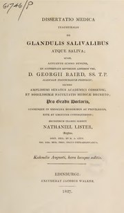 Миниатюра для Файл:Dissertatio medica inauguralis de glandulis salivalibus atque saliva (IA b30386846).pdf