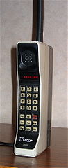 Image 3The Motorola DynaTAC 8000X. In 1983, it became the first commercially available handheld cellular mobile phone. (from Mobile phone)