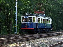 Preserved 1927 EN80 English Electric tram, the last example of a fleet of 20 once used by the Warsaw Commuter Railway EKD EN80 (5).jpg