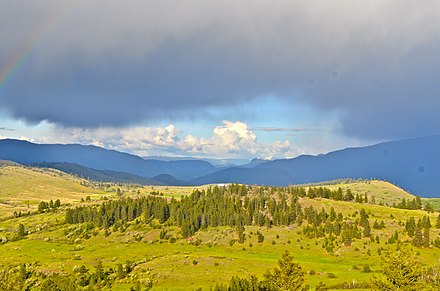 East toward Lumby, near Vernon