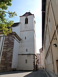 Clocher avec l'horloge de J.B.Schwilgué