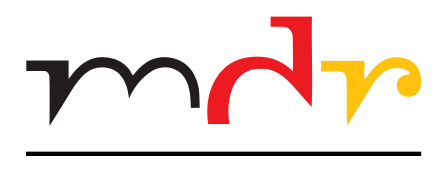 MDR's logo after German reunification