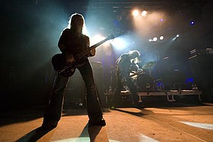 Stoner metal band Electric Wizard (active since 1993) performing live at Hole in the Sky 2008 ElectricWizard by Christian Misje 03.jpg