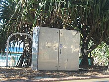 A municipal electrical enclosure Electricalenclosure.JPG