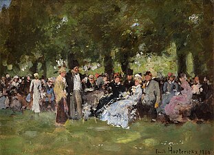 Festivités au parc (1880).