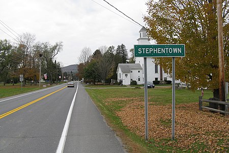 Entering Stephentown NY