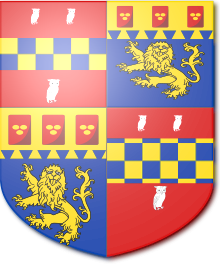 Escutcheon of Cowell-Stepney Baronets of Llanelly (1871).svg