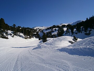 La pista Perdrix Blanche Haut en 2012.