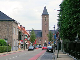 Village view with the Church of Our Lady of the Nativity