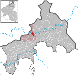 Kaart van Etzbach