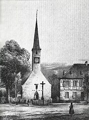 L'ancienne église avant 1839.