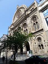 La grande synagogue de Paris.
