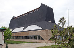 Bijusī cepuru fabrikas ēkas Lukenvaldē (arhitekts Erihs Mendelsons, ekspresionisma arhitektūra)