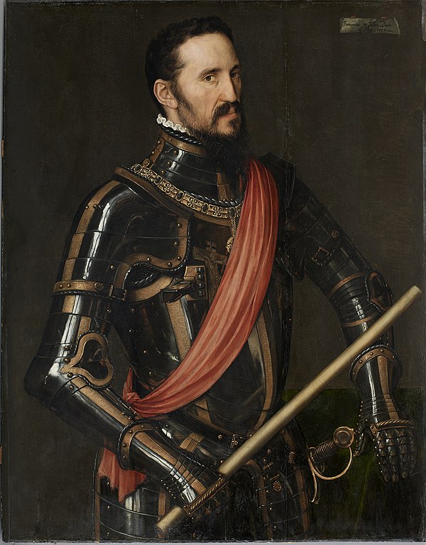 Don Fernando Álvarez de Toledo, Duke of Alba, commander of the Imperial-Spanish forces in Germany, by Antonis Mor