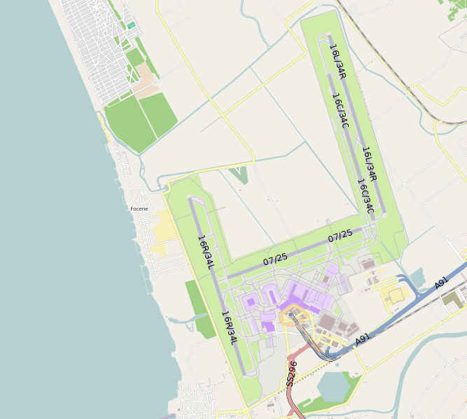 File:Fiumicino Airport map OSM he.svg