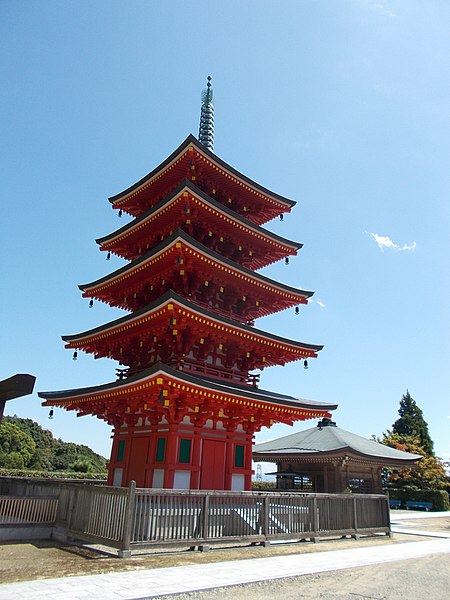 File:Five-storied pagoda of Ryukotoku-ji.jpg