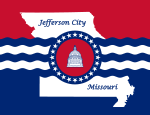 Официјално знаме на Џеферсон Сити